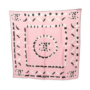 Coco mark Scarf Silk